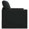 vidaXL Folding Sofa Bed Black 74 x 77 x 81 cm PVC