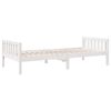 vidaXL Children's Bed without Mattress White 90x200 cm Solid Wood Pine