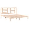 vidaXL Bed Frame without Mattress 180x200 cm Super King Solid Wood
