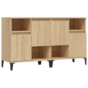 vidaXL Sideboards 2 pcs Sonoma Oak 60x35x70 cm Engineered Wood