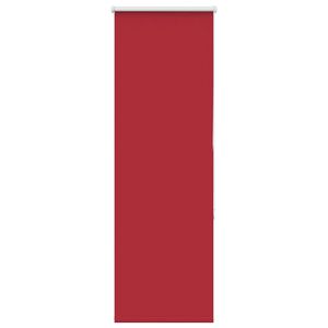 vidaXL Roller Blind Blackout Red 40x130 cm Fabric Width 35.7 cm Polyester