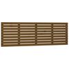 vidaXL Wall Headboard Honey Brown 206x3x63 cm Solid Wood Pine