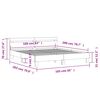 vidaXL Bed Frame without Mattress White 160x200 cm