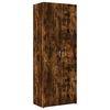 vidaXL Highboard Smoked Oak 70x42,5x185 cm Engineered Wood