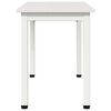 vidaXL Bench White 80 x 35 x 45 cm Solid Pine Wood