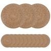 vidaXL Seagrass Placemets 50 pcs Natural 100% Seagrass