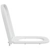 vidaXL Quick Release Toilet suitable for Seat White 44.5 x 35 x 3.6 cm