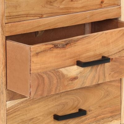 vidaXL Sideboard 88x30x73 cm Solid Acacia Wood