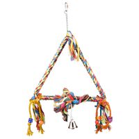FLAMINGO Bird Toy Swing Rope Triangle M 33x5x47 cm