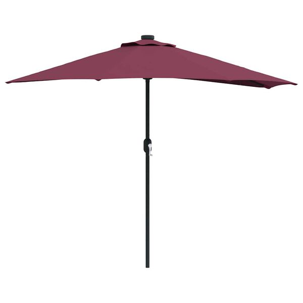 vidaXL Garden Parasol Bordeaux Red 294 x 150 x 224 cm