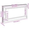 vidaXL Basement Window "RISOR" 110x70 cm Tilt&Turn DIN Right White