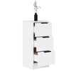 vidaXL Sideboard White 30x30x70 cm Engineered Wood