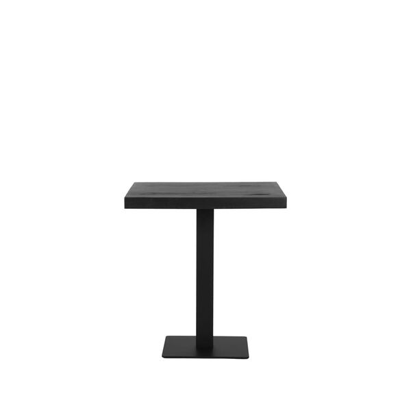 LABEL51 Restaurant Table Square 70x70x75 cm Black