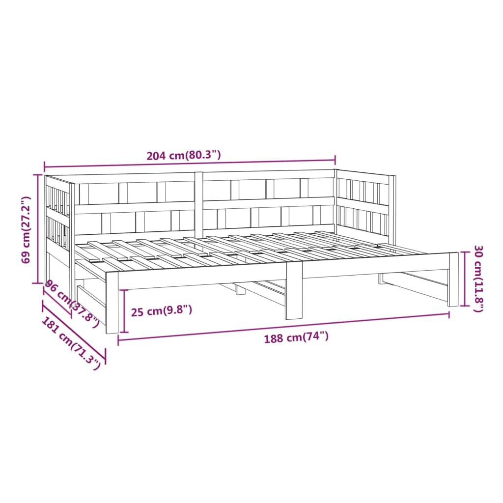 Hemnes day 2025 bed dimensions