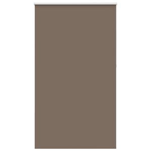 vidaXL Roller Blind Blackout Coffee 140x210 cm Fabric Width 136.6 cm Polyester