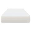 vidaXL Bed Mattress with Mattress Cream 90 x 190 cm Fabric