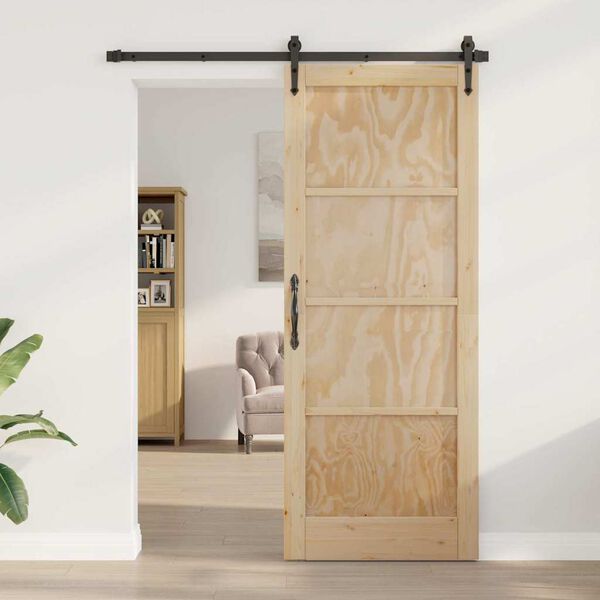 vidaXL Interior Door ORKDAL Brown 83 x 211 cm Plywood