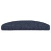 vidaXL Stair Mats Self-adhesive 5 pcs 65x21x4 cm Blue Half Round Large