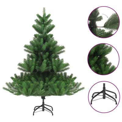 vidaXL Nordmann Fir Artificial Christmas Tree Green 210 cm