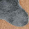 vidaXL Faux Rabbit Fur Rug Olite Anthracite 80 x 120 cm Polyester