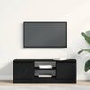 vidaXL TV Cabinet Black Oak 102x30x36 cm Engineered Wood