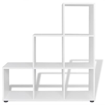 vidaXL Staircase Bookcase/Display Shelf 107 cm White