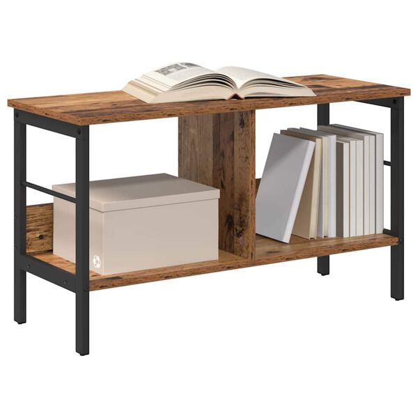 vidaXL Bookshelf Old Wood 82 x 32 x 47 cm Engineered Wood