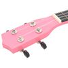 vidaXL Soprano Ukulele Set with Bag for Kids Pink 21"