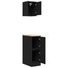 vidaXL Garage Cabinets 2 pcs Black Engineered Wood