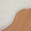 vidaXL Faux Sheepskin Rug Tafalla White 50 x 80 cm Polyester