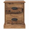 vidaXL Bedside Cabinet Old Wood 39 x 39 x 47.5 cm Engineered Wood