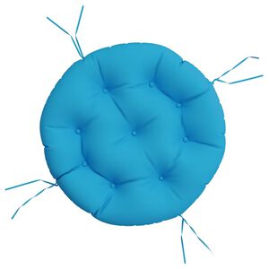 vidaXL Round Cushion Light Blue &Oslash; 60 x11 cm Oxford Fabric