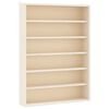 vidaXL Wooden Collector's Display Case with 6 Shelves 40x8.5x55cm