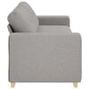 vidaXL Sofa Cloud Grey 221 x 78 x 80 cm Fabric