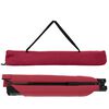 vidaXL Folding Camping Bed Folding Manual Red Oxford fabric