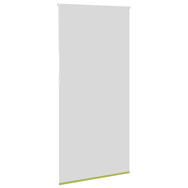 vidaXL Roller Blind Blackout Leaves Green 105x210 cm Fabric Width 100.7 cm Polyester