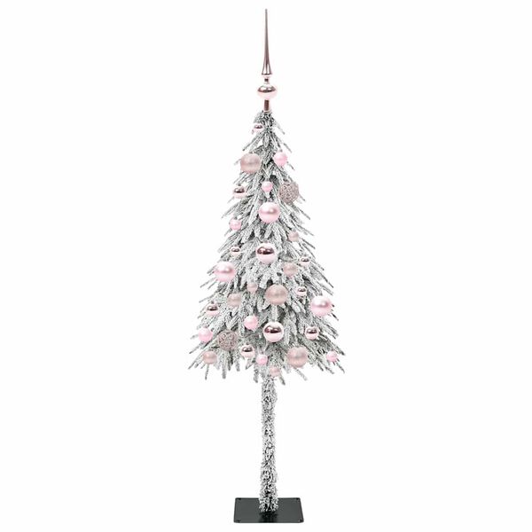 vidaXL Christmas Tree with 150 LEDs White 120 cm PE and Steel