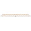 vidaXL Bed Frame without Mattress White 100x200 cm Solid Wood Pine