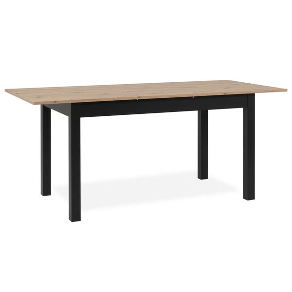 Finori Extendable Dining Table Coburg 120 Artisan Oak and Black