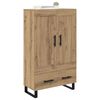 vidaXL Highboard Artisan Oak 69.5 x 31 x 115 cm Engineered Wood