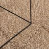 vidaXL Area Rugs Square HUARTE Natural 200 x 200 cm Polyester