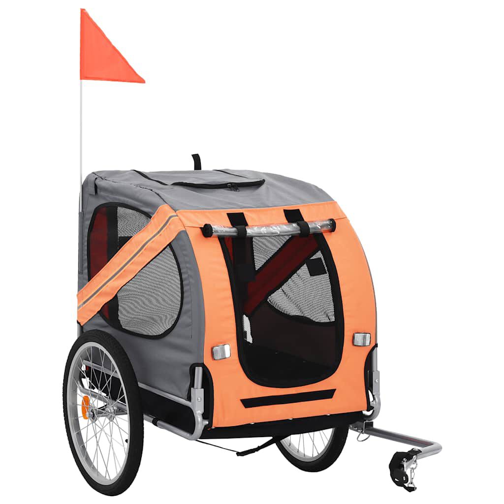Orange bike trailer new arrivals