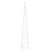 vidaXL Acrylic Decorative LED Light Cone Cold White 120 cm