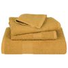 vidaXL Shower Towels "FROGN" 2 pcs Gold 70x140 cm 360 gsm