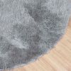 vidaXL Shaggy Rug High Pile NAVARRA Light Grey 200x200 cm Polyester