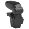 vidaXL Car Armrest Black 16x30x(40-50) cm ABS