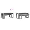 vidaXL Coffee Table Set 2 pcs Grey Sonoma Engineered Wood