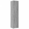 vidaXL Slim Storage Cabinet Grey Sonoma 40x42.5x225 cm Engineered Wood