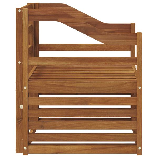 vidaXL Outdoor Sofa Set Natural 67 x 63 x 73 cm Solid Acacia Wood