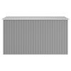 vidaXL Garden Shed 257x298x178 cm Metal Grey